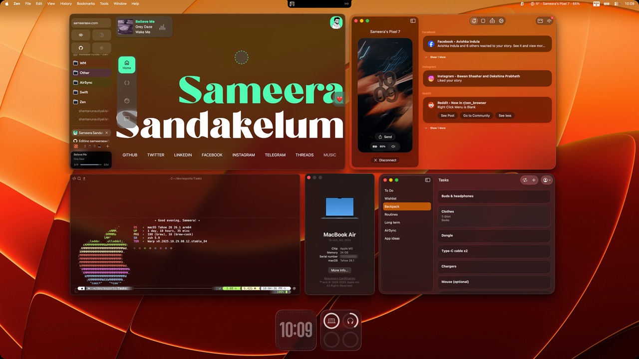 macOS screenshot preview
