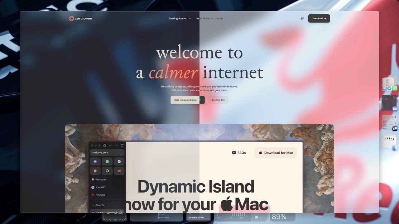 Zen Browser Preview 2